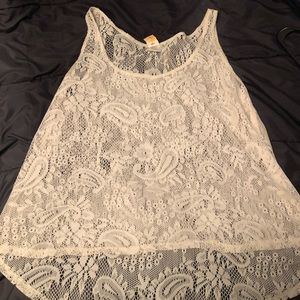 Lace tank